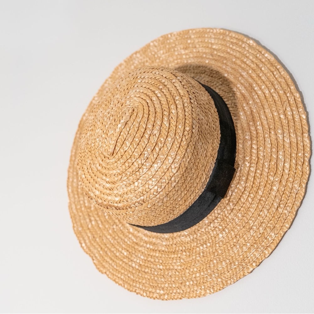 Gigi Pip Straw Hat with Black Band